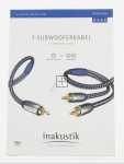 Inakustik Phono Plug./phono Plug. Aud/ad - Premium Ii Audio Y-sub C Stecker - 2x C Stecker 5,0m