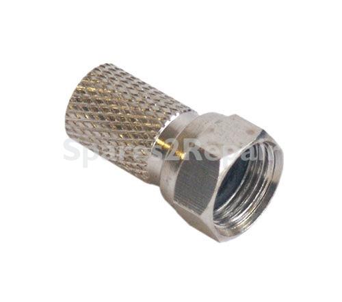 Com 7.0mm F Plug - F-plug (twist-on) 7.0mm - Metal Nickel Plated