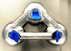 Bohle Suction Cups - Veribor Saugheber Mit 3x Ø120 Mm SaugkÖpfen Und Langsgriff Bis 100 Kg