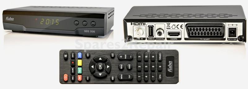 Fuba Sat-bk + Aerial Technique - Ods 350 29442008 Sat-receiver Receiver Dvb-s2 Hdtv Dvb-s2 Black
