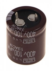 Nichicon 400v Radial Electrolytic 105 D - 100uf 400v Elcap Radial 105° 22x25mm Snap in -