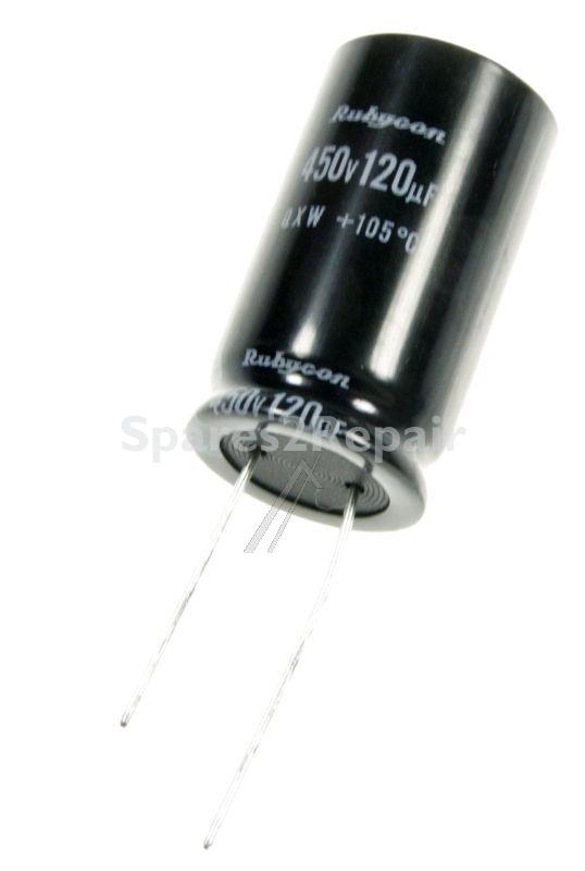 Rubycon 450v Radial Electrolytic 105 D - 120uf 450v Elko Radial 105° 18x31,5mm rohs - 450QXW120MEFC18X31.5