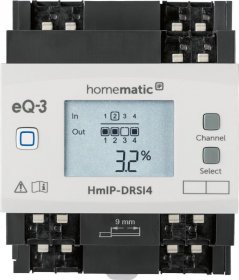 Eq 3 Actuator - Hmip drsi4 Homematic ip Switching Actuator For Din Rail Mounting 4 way - 154431A0