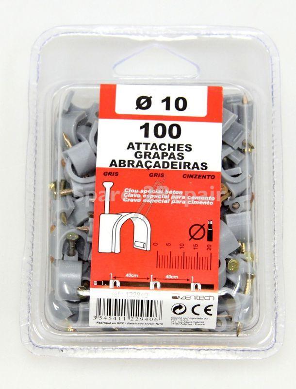 Inotech Cable Clamp - Attaches D.10 Gris X100