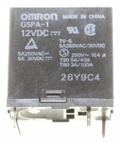 Beko Relay - 054323r C00942684 Relay G5pa-1 12vdc 5a-40a 250vac Beko Relay - 054323r C00942684 Relay G5pa-1 12vdc 5a-40a 250vac