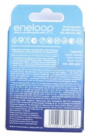 Eneloop Microcell-battery 1.2v - Lr03 Bk-4mcde-2be Eneloop Ready To Use Batteries Aaa 750mah 2pk Blister