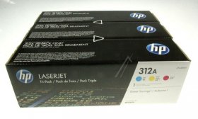Hewlett Packard Toner Cartridge - 312a Cf440am Toner Multipack Cmy