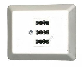 Rutenbeck Tae Finery Phone Outlet - Tae Dose 3x6 Nfn Aufputz Reinweiss