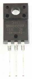 Diodes Incorporated Diode - Sbr4040ctfp Diode 2x20a 40v To-220fp