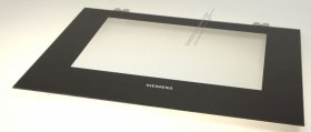 Oven outer Door - 00771900 Glass Front Panel - Black [Bosch Siemens]