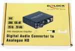 Delock Digital Converter - Konverter Audio Digital > Analog Hd Mit KopfhÖrerverstarker Suitable For Delock