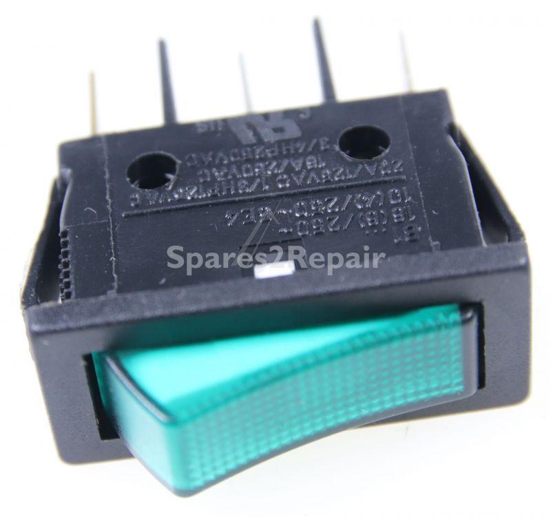 InterbÄr Switch - Ausschalter 1 pol Beleuchtet 16a 250v 11x30 - 3652-850.22