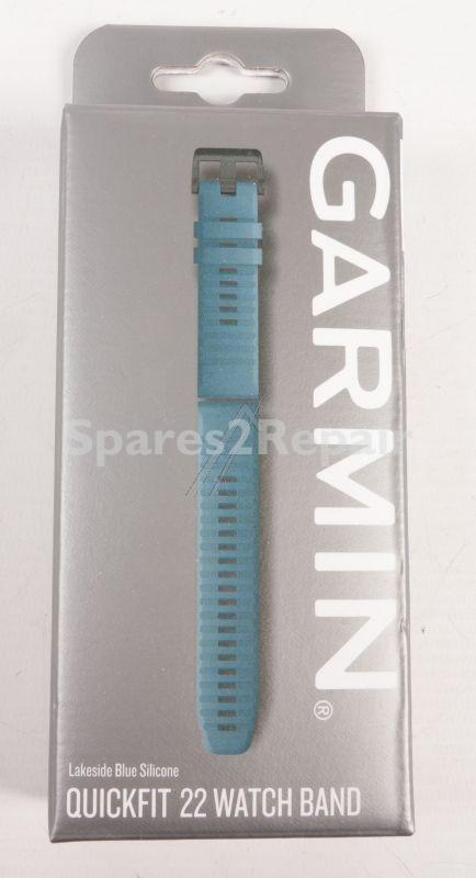 Garmin Wristbands For Smartwatch - 010-12863-03 Garmin Replacement Wristband Quickfit 22mm Silicone Blue-slate Gray
