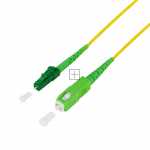 Logilink Optical Plug/optical Plug - Fibre Simplex Patch Cord, Os2 Sm G.657.a2, Sc-apc To Lc-apc, 15 M