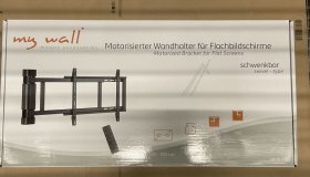 Mywall Wall Mounting Bracket - Motorisierter & Schwenkbarer Deckenhalter Fur Flachbildschirme 32“ - 75 “ (81 -190 Cm)