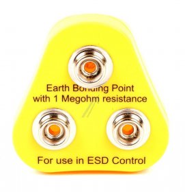 Killstat Earthing Component - Eu Earth Bonding Plug With 3 X 10mm Studs