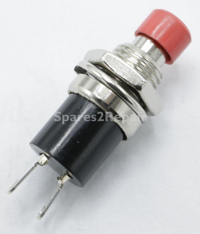 Salecom Pushbutton - 125vac-1a Miniatur-drucktaster, 1-polig Öffner, Rot