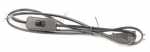 Eurocable With Switch - Cordon Secteur 220 2p+inter À Main 1,5m Noir