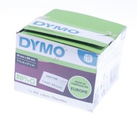 Dymo Colour Cartridge - 2093097 Label Tape D1 Black On White 12mmx7m 10-pack