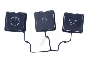 Button - C00635523 488000635523 Buttons Core Essent Black -left [Whirlpool Indesit]