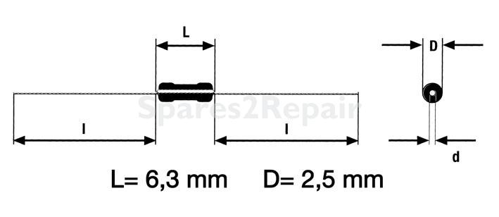Vishay 0,6w metal Film Resistor - 68r-0 6w Mrs25000c6809fct00 Metal Film Resistor 0207 -rohs-konform-