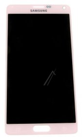 Samsung Display Unit - Gh97-16565d Lcd + Touch Full Set For Galaxy Note 4 (sm-n910f) Pink