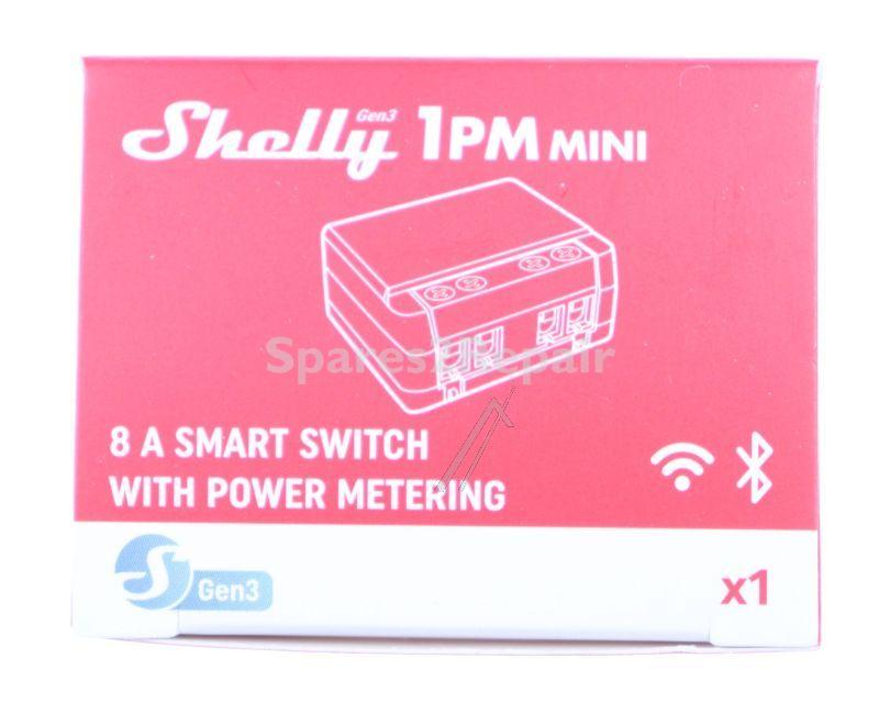 Shelly Actuator - 222759 Plus 1pm Mini Gen. 3 Relais Max 8a 1 Kanal Messfunktion Wlan Bt
