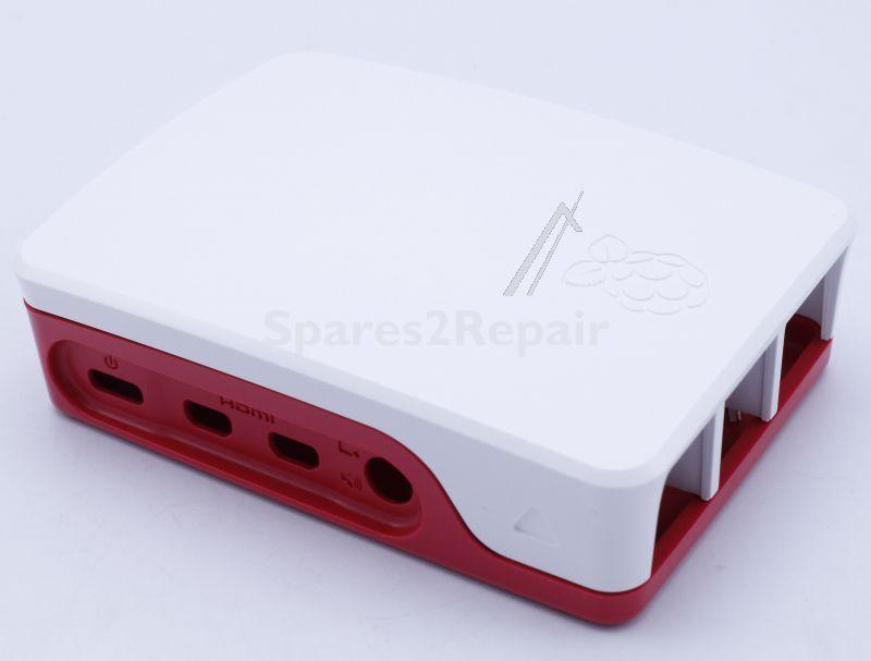 Raspberry Pi Housing - Oficial Raspberry Pi 4 Box Red-white