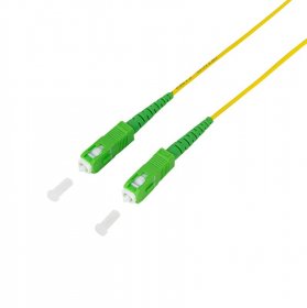 Logilink Optical Plug/optical Plug - Fibre Simplex Patch Cord Os2 Sm G 657 a2 Sc-apc To Sc-apc 0 5 M