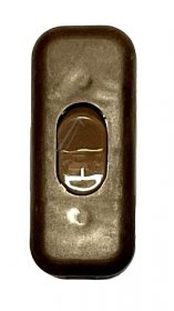 Power Cord Switch - Switch 2a Unipolar Brown