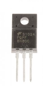 Fairchild Field Effect Transistor - 8n80c N-channel Mosfet 800v 8a To-220f - FQPF8N80C