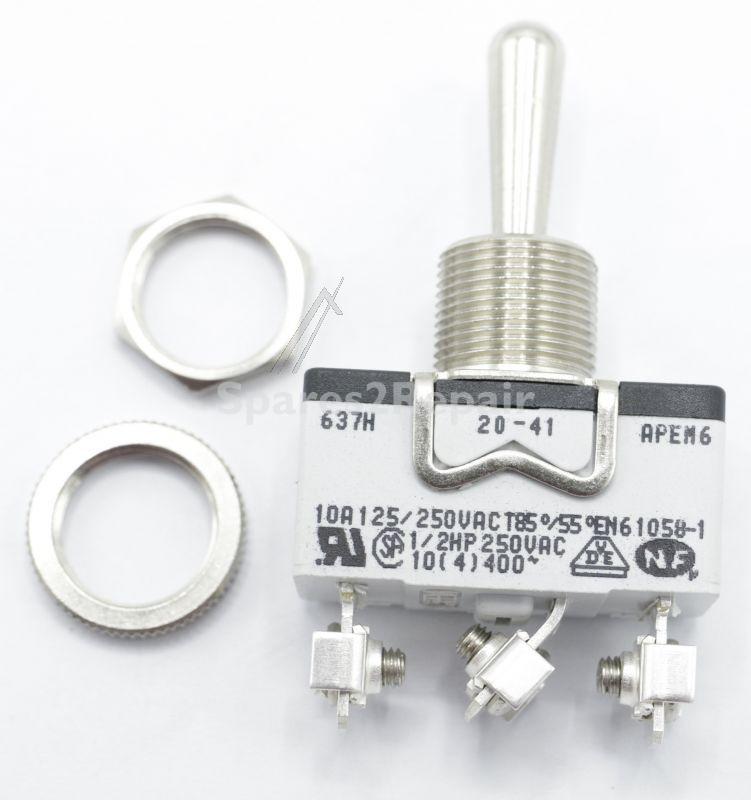 Apem Toggle Switch - 637h Kippschalter Tastend Ein-aus-ein