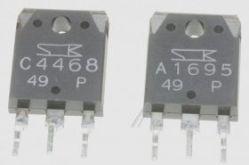 Yamaha Transistors - Vr355900 Transistor Pair (2sc4468 + 2sa1695) Sanken Yamaha Transistors - Vr355900 Transistor Pair (2sc4468 + 2sa1695) Sanken