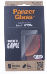 Panzerglass Display Protective Plastic Film - 8069 Panzerglass Screen Protector Xiaomi 13t | 13t Pro | Ultra Wide Fit