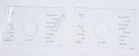 Control Knobs - 140003768011 Programmes Plate Knob Da [Electrolux Aeg]