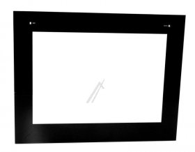 Front Plate - 140039081090 Front Glass Black 594x466mm [Electrolux Aeg]