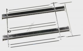 Hisense Gorenje Telescopic Slideout Oven Grills - 504356 Guide 60 Full Exten 2-4 Endstop L Assembly