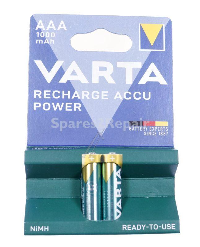 Varta Microcell-battery 1.2v - Hr3 5703301402 1 2v-1000mah Rechargeable Batteries Nimh Aaa Varta 2x Pcs