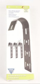 Schwaiger Fixings And Brackets - Solar Sogm0100 Balcony Bracket 4-way U-shaped Railing Mounting Set For 2 Solar Modules With Screws