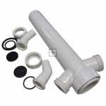 Siphon - Adjustable Drain Tube White 1 X40mm Length 250mm