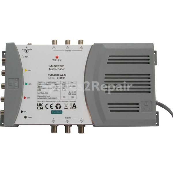 Triax Multi Switch - Tms-ckr 5x6 S 318601 Multiswitch With 5 Inputs And 6 Outputs