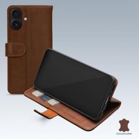 Mobilize Leather Bag Gsm - 80976 Mobilize Leather Wallet Apple Iphone 17 Brown