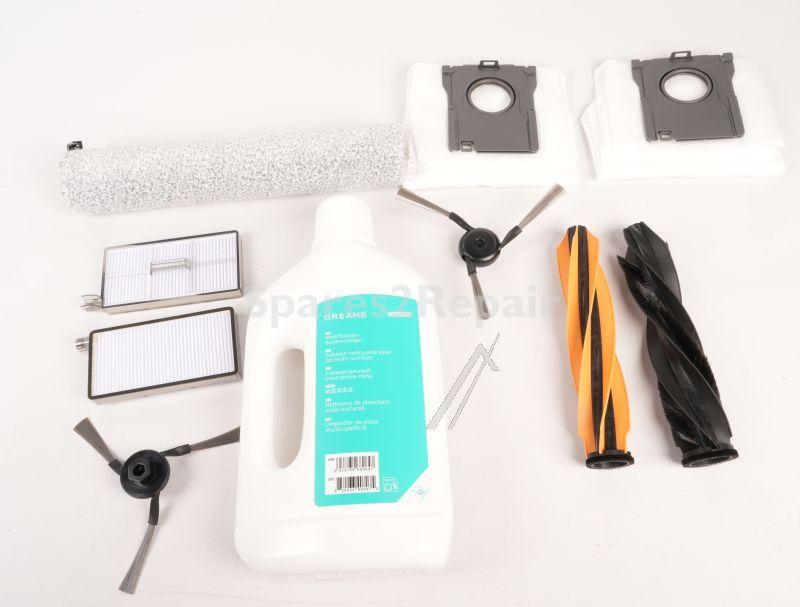 Dreame Vacuum Cleaner Nozzle - Rak79 20010100002067 1x Hyperstream Anti-tangle Duo Brush +2x Side Brush +2x Dust Box Filter +2x Dust Bag +1x Roller Mop +1x Special