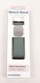 Mobilize Wristbands For Smartwatch - 82014 Mobilize Band - Alpine - Black Connector - For Apple 38-40-41mm - Green