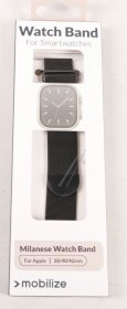 Mobilize Wristbands For Smartwatch - 81671 Milanese Band For Apple Watch 38-40-41mm - Black