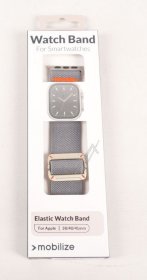 Mobilize Wristbands For Smartwatch - 81687 Mobilize Watch Strap - Elastic - For Apple 38-40-41mm - Grey