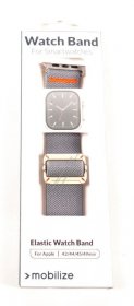 Mobilize Wristbands For Smartwatch - 81688 Mobilize Watch Strap - Elastic - For Apple 42-44-45-49mm - Grey
