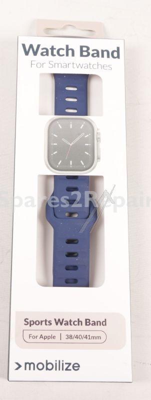 Mobilize Wristbands For Smartwatch - 81639 Mobilize Silicone Strap - Sport - For Apple 38-40-41mm - Blue