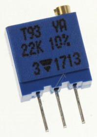 Vishay Adjustable Trimmer 0.5w - 22k-0,5w-85°c Keramik-spindeltrimmer 9,7x5mm Rm=2,45mm 22 Windungen