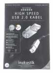 Inakustik Usb Plug - 00717003 Reference Usb-a Plug-usb-b Plug 3 0m